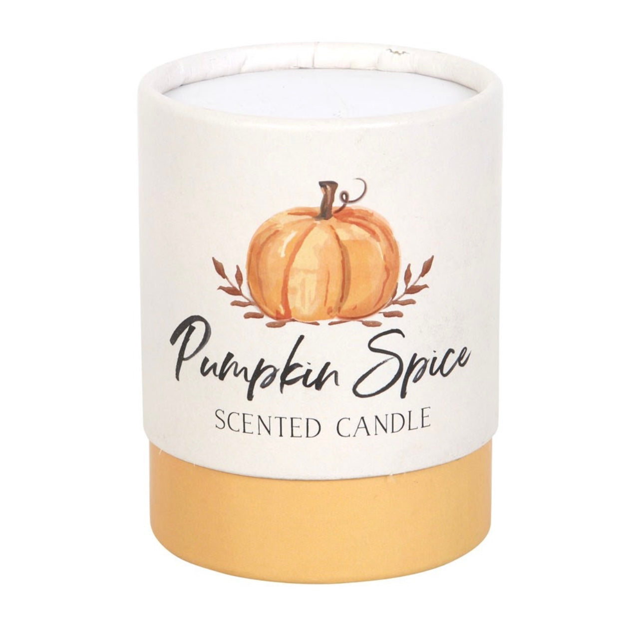 Pumpkin spice scented candle