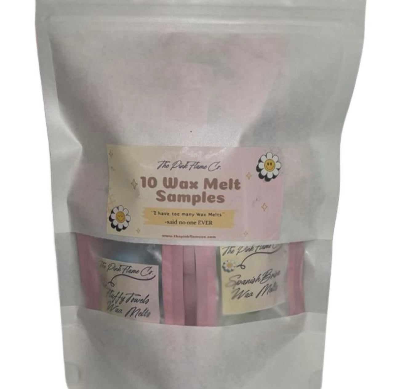 10x wax melt samples