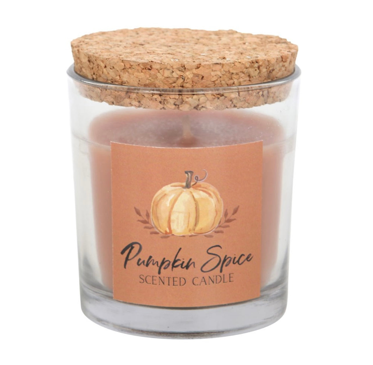 Pumpkin spice scented candle