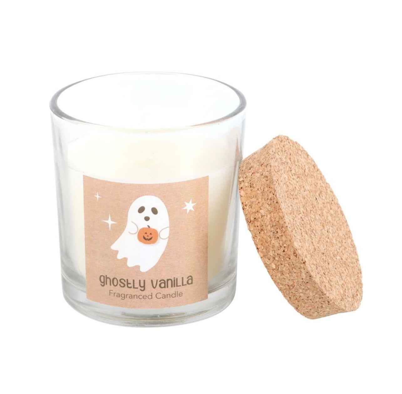 Ghostly vanilla scented candle