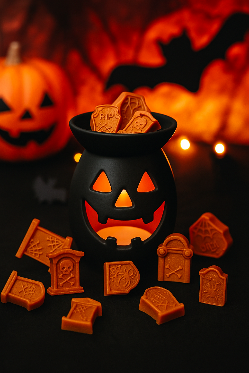 Halloween gravestone wax melts