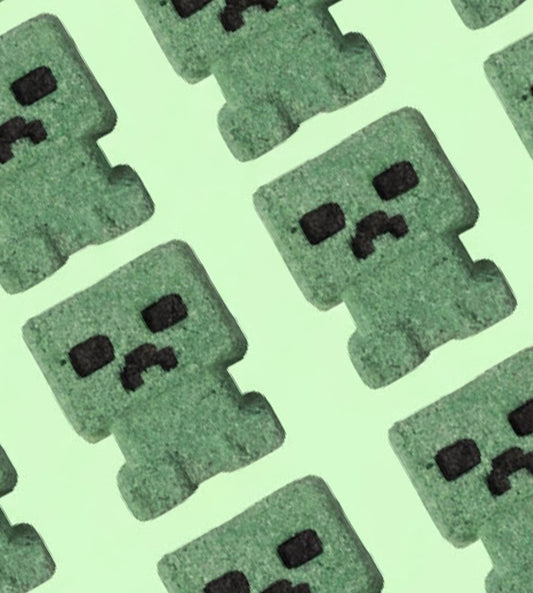 Creeper bath bomb