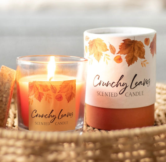 Crunchy leaves scented candle