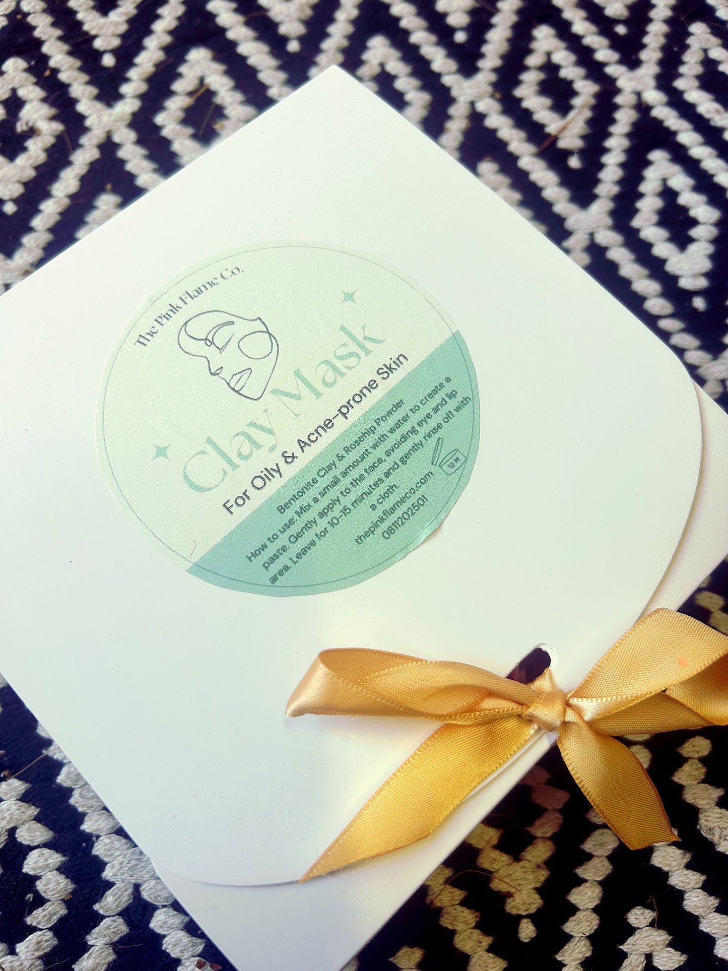 Clay face mask kit gift set