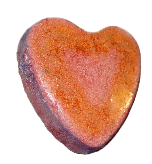 Heart bath bomb