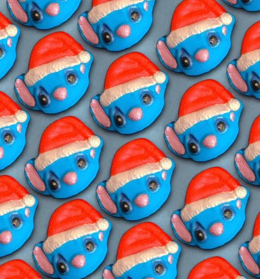 Mini blue alien bath bomb