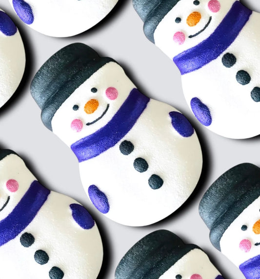 Large snowman bath bomb