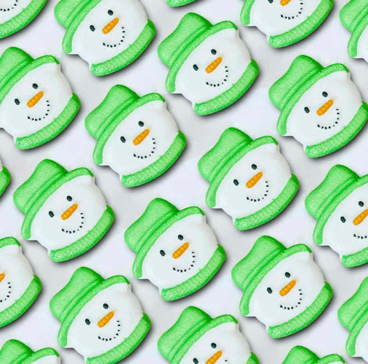 Mini snowman bath bomb
