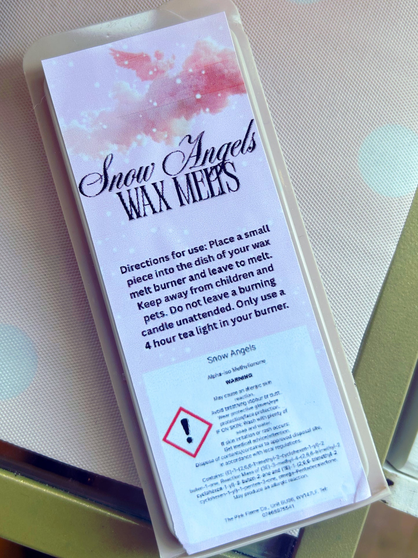 Wax melt clamshell 50g