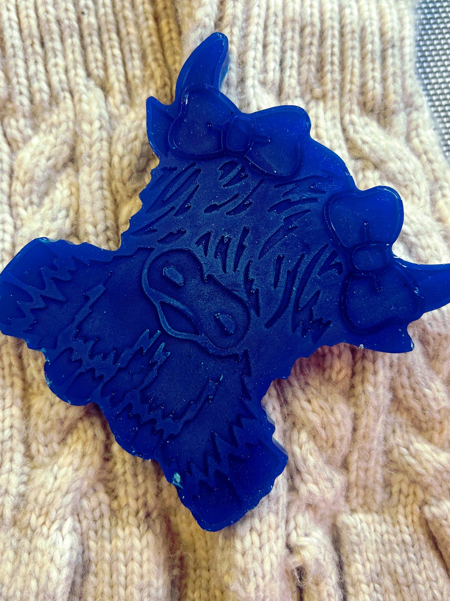 Highland cow soap - winter wonderland