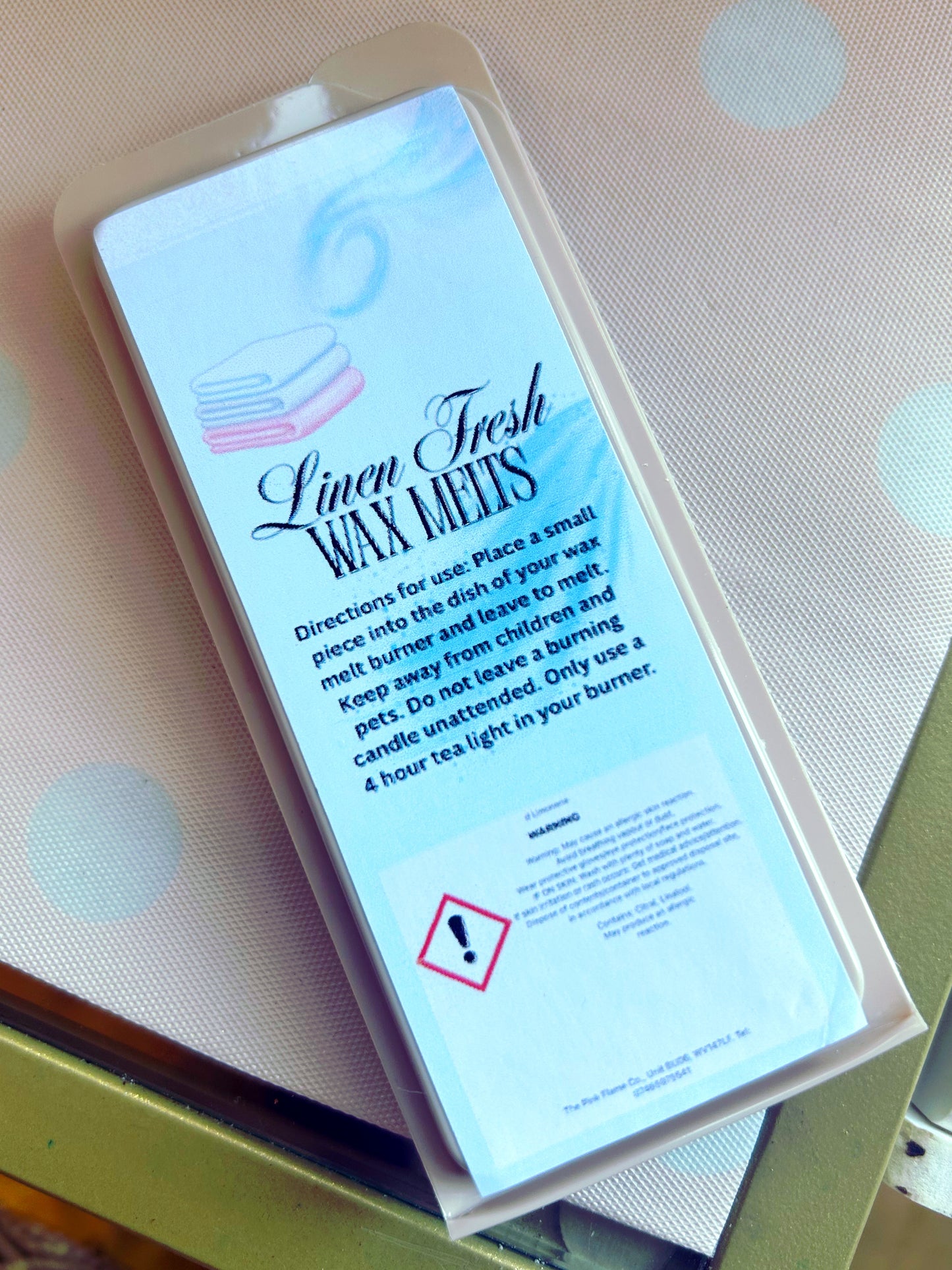 Wax melt clamshell 50g