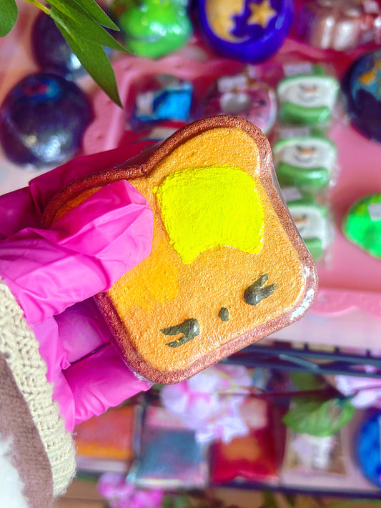 Kawaii toast bath bomb