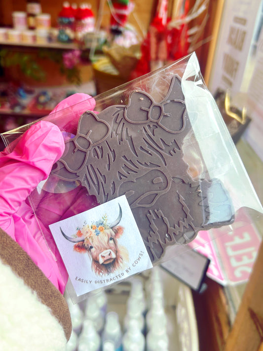 Highland cow wax melt snap bar