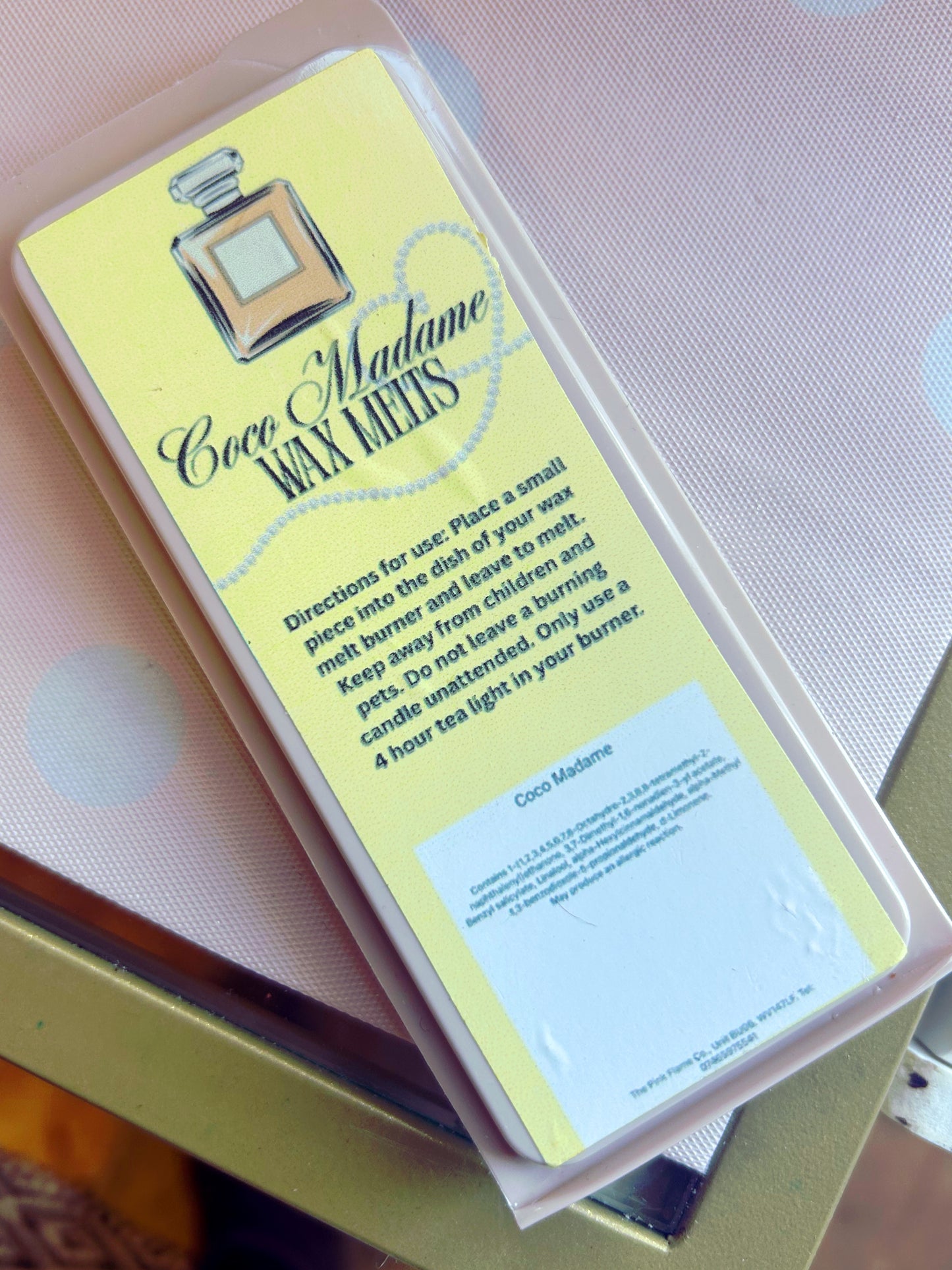 Wax melt clamshell 50g