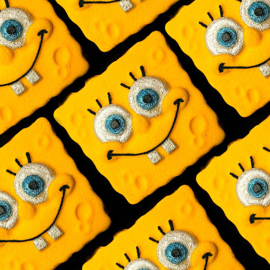 Sponge bath bomb