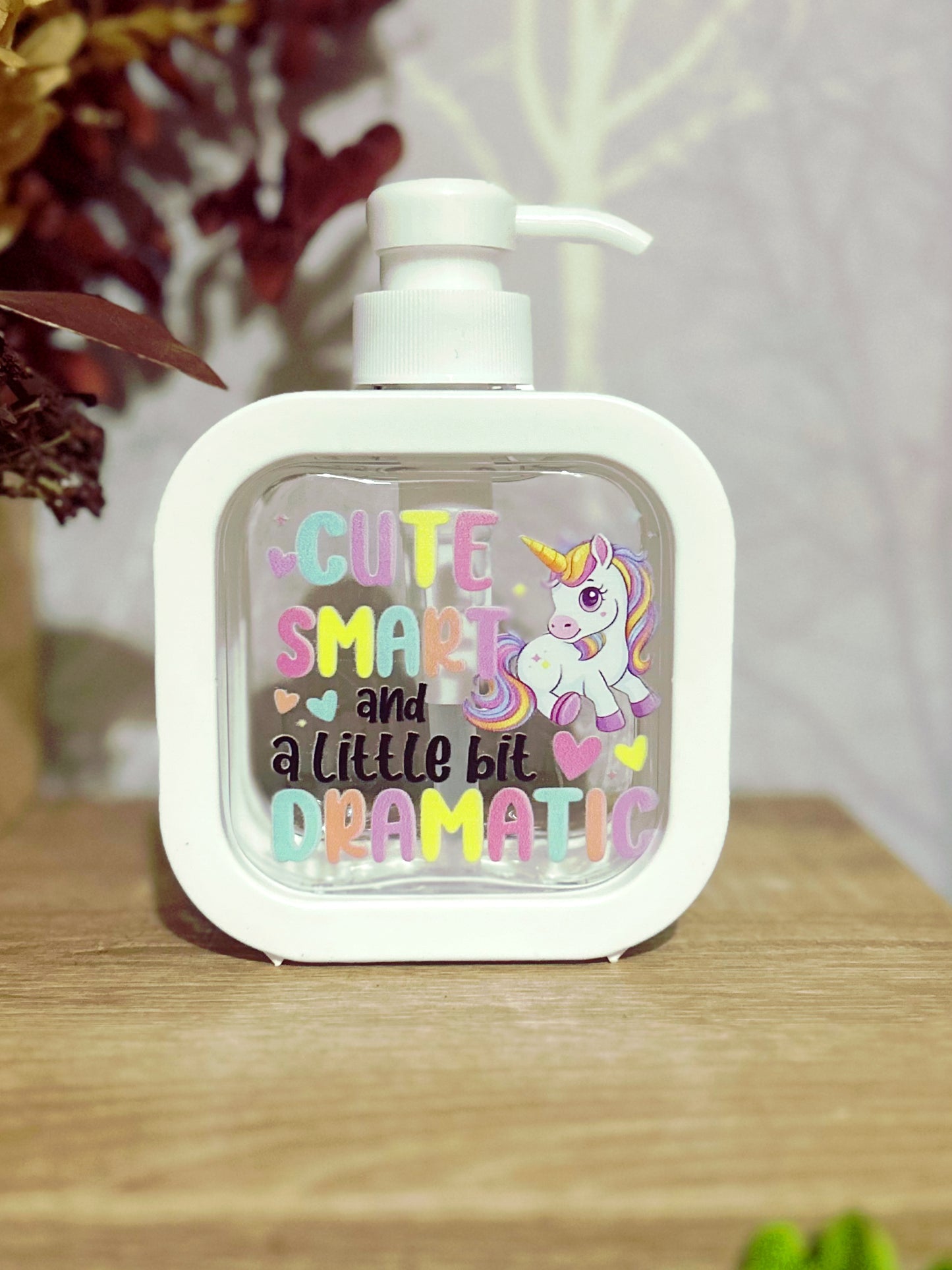 Unicorn soap dispenser