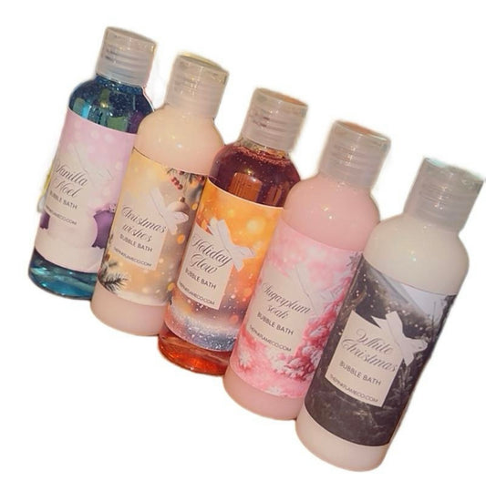 Christmas bubble bath
