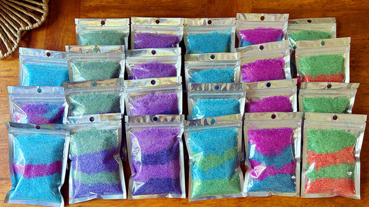 Bath salts pouch