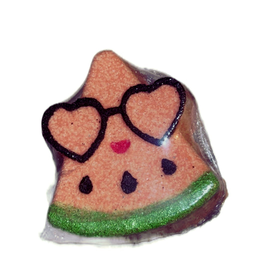 Watermelon bath bomb